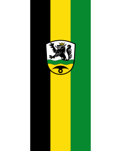 Flag: Bächingen a.d.Brenz |  portrait flag | 3.5m² | 38sqft | 300x120cm | 10x4ft 