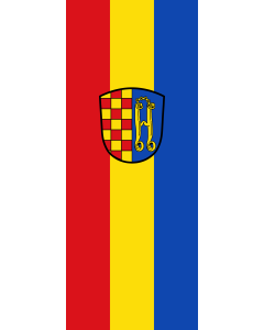 Flag: Bissingen, M |  portrait flag | 3.5m² | 38sqft | 300x120cm | 10x4ft 