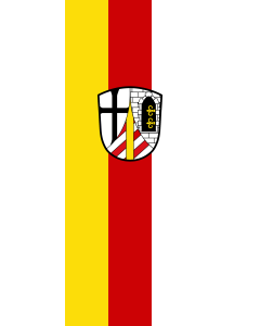 Flag: Buttenwiesen |  portrait flag | 3.5m² | 38sqft | 300x120cm | 10x4ft 