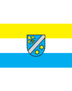 Flag: Dillingen a.d.Donau, GKSt |  landscape flag | 1.35m² | 14.5sqft | 90x150cm | 3x5ft 