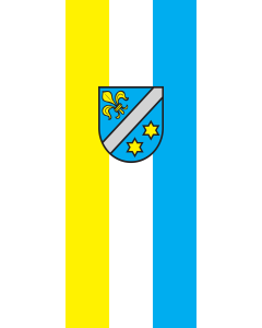 Flag: Dillingen a.d.Donau, GKSt |  portrait flag | 3.5m² | 38sqft | 300x120cm | 10x4ft 