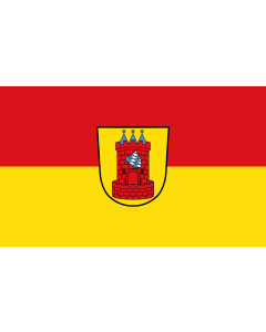 Flag: Höchstädt a.d.Donau, St |  landscape flag | 1.35m² | 14.5sqft | 90x150cm | 3x5ft 
