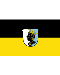 Flag: Lauingen (Donau), St |  landscape flag | 1.35m² | 14.5sqft | 90x150cm | 3x5ft 