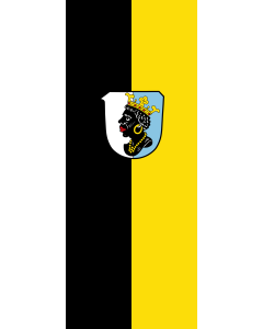 Flag: Lauingen (Donau), St | portrait flag | 3.5m² | 38sqft | 300x120cm | 10x4ft