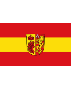 Flag: Lutzingen |  landscape flag | 1.35m² | 14.5sqft | 90x150cm | 3x5ft 