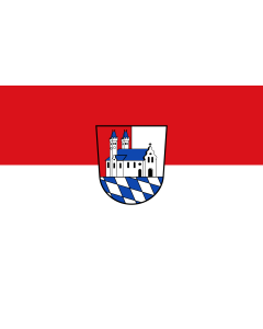 Bandiera: Wertingen, St | bandiera paesaggio | 1,35&nbsp;m² | 90&nbsp;×&nbsp;150&nbsp;cm 
