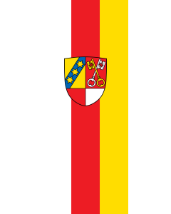 Bandiera: Ziertheim | bandiera ritratto | 3,5&nbsp;m² | 300&nbsp;×&nbsp;120&nbsp;cm 