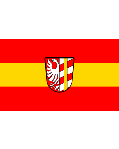 Bandiera: Günzburg (Kreis) | bandiera paesaggio | 1,35&nbsp;m² | 90&nbsp;×&nbsp;150&nbsp;cm 
