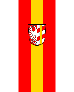 Flag: Günzburg (Kreis) | portrait flag | 3.5m² | 38sqft | 300x120cm | 10x4ft