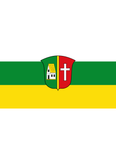Flag: Balzhausen |  landscape flag | 1.35m² | 14.5sqft | 90x150cm | 3x5ft 
