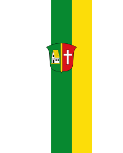 Flag: Balzhausen |  portrait flag | 3.5m² | 38sqft | 300x120cm | 10x4ft 