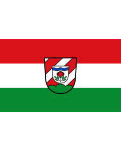 Flag: Bibertal |  landscape flag | 1.35m² | 14.5sqft | 90x150cm | 3x5ft 
