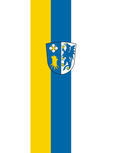 Flag: Landensberg |  portrait flag | 3.5m² | 38sqft | 300x120cm | 10x4ft 