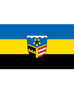 Flag: Nersingen |  landscape flag | 1.35m² | 14.5sqft | 90x150cm | 3x5ft 