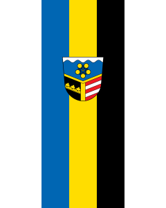 Flag: Nersingen |  portrait flag | 3.5m² | 38sqft | 300x120cm | 10x4ft 