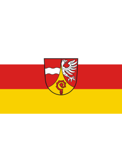 Flag: Oberroth |  landscape flag | 1.35m² | 14.5sqft | 90x150cm | 3x5ft 