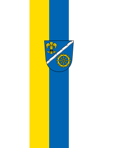 Flag: Vöhringen, St | portrait flag | 3.5m² | 38sqft | 300x120cm | 10x4ft