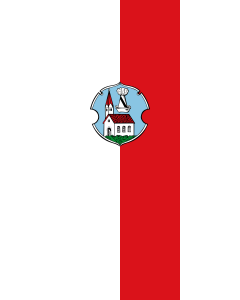 Flag: Heimenkirch, M |  portrait flag | 3.5m² | 38sqft | 300x120cm | 10x4ft 