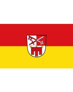Flag: Röthenbach (Allgäu) |  landscape flag | 1.35m² | 14.5sqft | 90x150cm | 3x5ft 