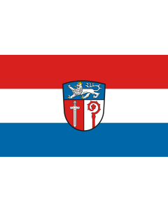 Flag: Ostallgäu (Kreis) |  landscape flag | 1.35m² | 14.5sqft | 90x150cm | 3x5ft 