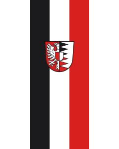 Flag: Lamerdingen |  portrait flag | 3.5m² | 38sqft | 300x120cm | 10x4ft 