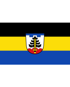 Flag: Mauerstetten |  landscape flag | 1.35m² | 14.5sqft | 90x150cm | 3x5ft 