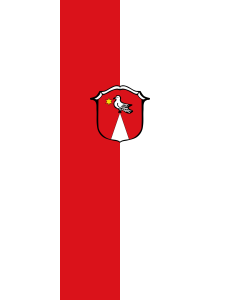 Flag: Oberostendorf |  portrait flag | 3.5m² | 38sqft | 300x120cm | 10x4ft 