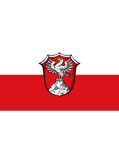 Flag: Pfronten |  landscape flag | 1.35m² | 14.5sqft | 90x150cm | 3x5ft 