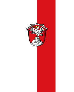 Flag: Pfronten |  portrait flag | 3.5m² | 38sqft | 300x120cm | 10x4ft 