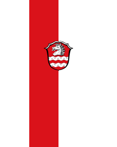 Flag: Roßhaupten |  portrait flag | 3.5m² | 38sqft | 300x120cm | 10x4ft 