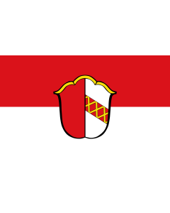 Flag: Ruderatshofen |  landscape flag | 1.35m² | 14.5sqft | 90x150cm | 3x5ft 