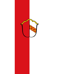 Flag: Ruderatshofen | portrait flag | 3.5m² | 38sqft | 300x120cm | 10x4ft