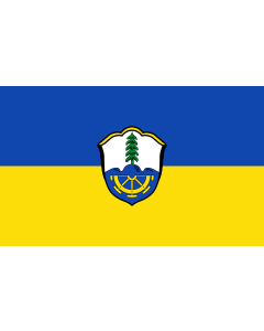 Flag: Halblech |  landscape flag | 1.35m² | 14.5sqft | 90x150cm | 3x5ft 