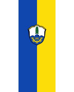 Flag: Halblech |  portrait flag | 3.5m² | 38sqft | 300x120cm | 10x4ft 
