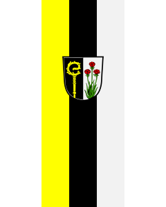 Flag: Benningen |  portrait flag | 3.5m² | 38sqft | 300x120cm | 10x4ft 