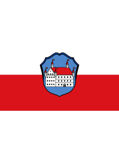 Flag: Erkheim, M |  landscape flag | 1.35m² | 14.5sqft | 90x150cm | 3x5ft 