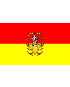 Flag: Kirchheim i.Schw., M |  landscape flag | 1.35m² | 14.5sqft | 90x150cm | 3x5ft 