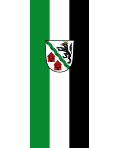 Flag: Kronburg |  portrait flag | 3.5m² | 38sqft | 300x120cm | 10x4ft 