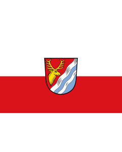 Flag: Lautrach |  landscape flag | 1.35m² | 14.5sqft | 90x150cm | 3x5ft 