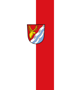 Flag: Lautrach |  portrait flag | 3.5m² | 38sqft | 300x120cm | 10x4ft 