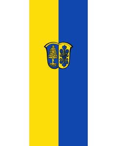 Flag: Markt Wald, M |  portrait flag | 3.5m² | 38sqft | 300x120cm | 10x4ft 