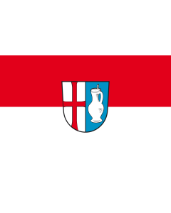 Flag: Memmingerberg |  landscape flag | 1.35m² | 14.5sqft | 90x150cm | 3x5ft 