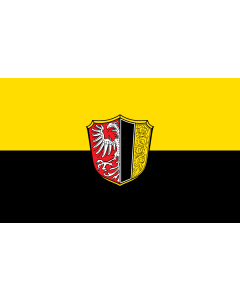 Bandiera: Ottobeuren, M | bandiera paesaggio | 1,35&nbsp;m² | 90&nbsp;×&nbsp;150&nbsp;cm 