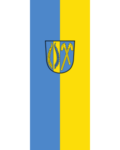 Flag: Rammingen |  portrait flag | 3.5m² | 38sqft | 300x120cm | 10x4ft 