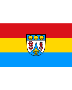 Flag: Kettershausen |  landscape flag | 1.35m² | 14.5sqft | 90x150cm | 3x5ft 