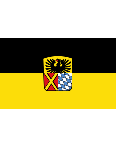 Flag: Donau-Ries (Kreis) |  landscape flag | 1.35m² | 14.5sqft | 90x150cm | 3x5ft 