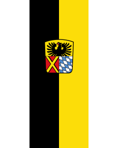 Flag: Donau-Ries (Kreis) | portrait flag | 3.5m² | 38sqft | 300x120cm | 10x4ft