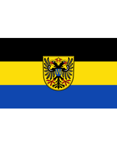 Flag: Donauwörth, GKSt |  landscape flag | 1.35m² | 14.5sqft | 90x150cm | 3x5ft 