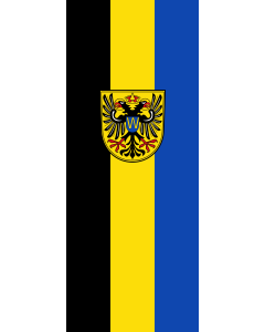 Flag: Donauwörth, GKSt | portrait flag | 3.5m² | 38sqft | 300x120cm | 10x4ft