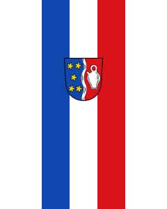 Flag: Holzheim |  portrait flag | 3.5m² | 38sqft | 300x120cm | 10x4ft 